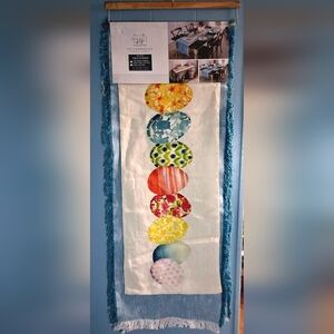 EASTER TABLE RUNNERS Set of 2 14 x 48", 16 x 90" THE FARMHOUSE BRAND-NEW w/tags